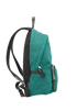 Logo Backpack, &pound;250, Handbags, Green, Nylon, Side view